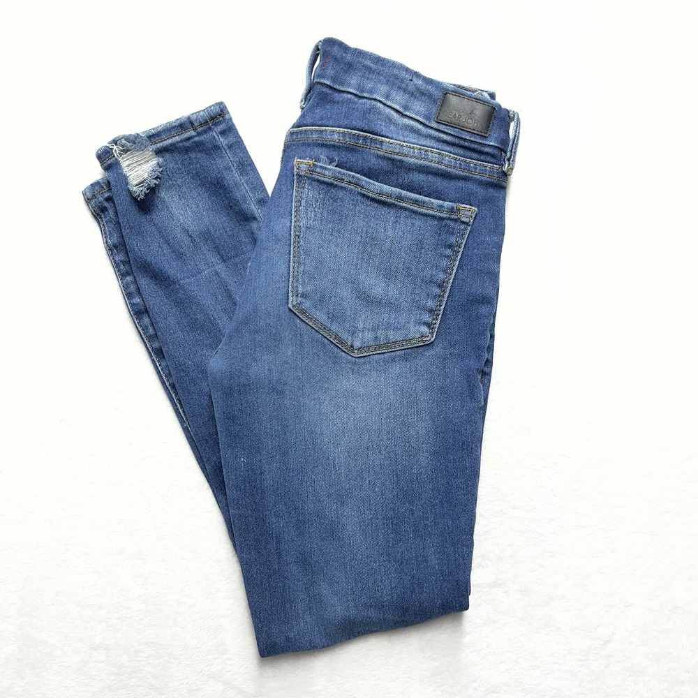 Dear John Joyrich Comfort Skinny Jeans Womens 26 Distressed Casual Basics
